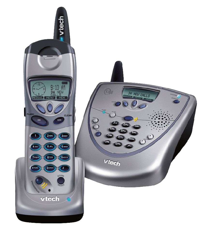 First 5.8GHz cordless phone, 2002